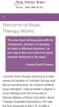Mobile Screenshot of musictherapyworks.net
