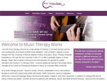 Tablet Screenshot of musictherapyworks.net